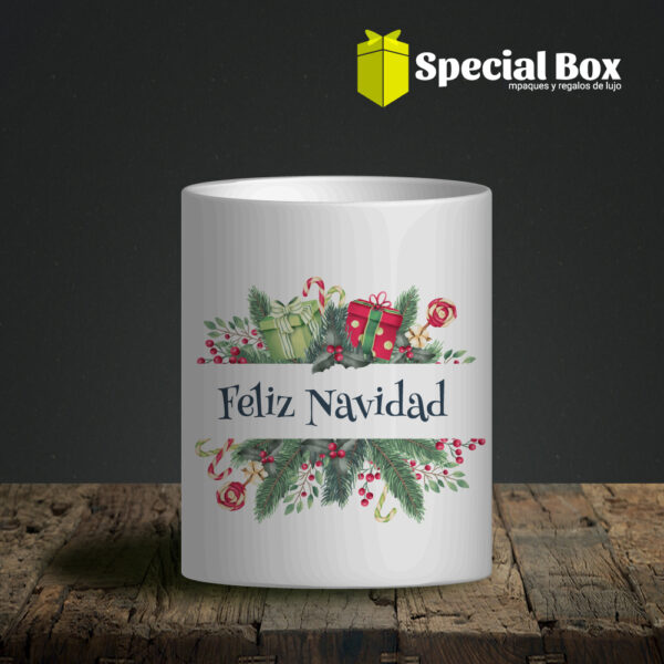 mugs personalizados feliz navidad