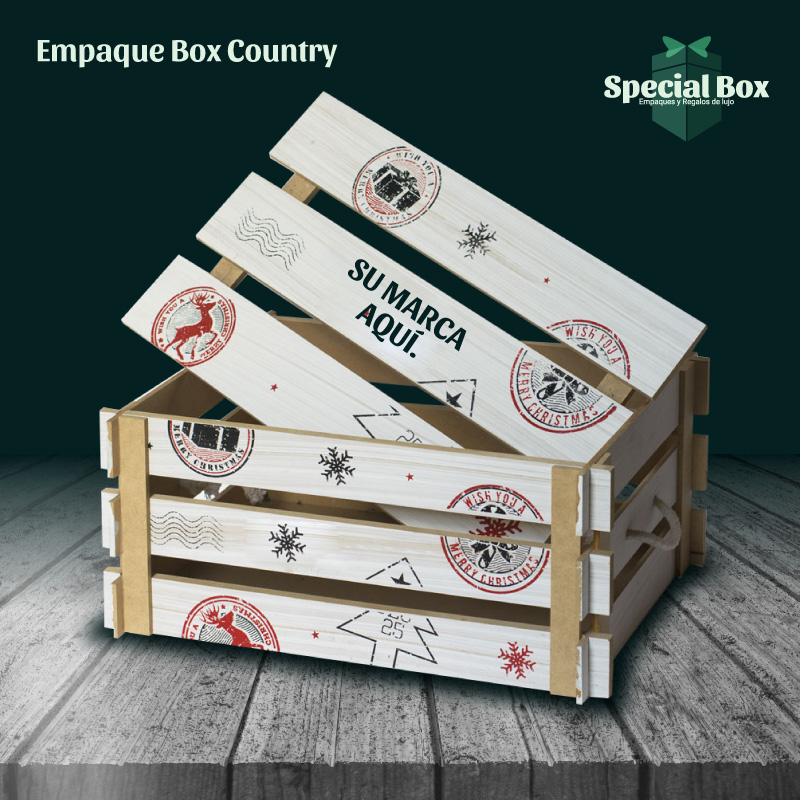 Empaque box country - Special Box Anchetas gourmet